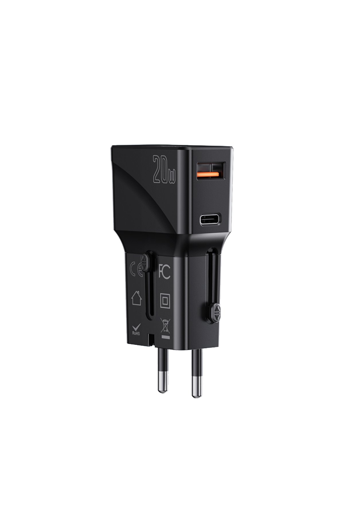 Yesido YP45 10.000 mAh 20W Dijital Göstergeli 15W Kablosuz Şarjlı Standlı Magsafe PD Hızlı Şarj Powerbank - Beyaz