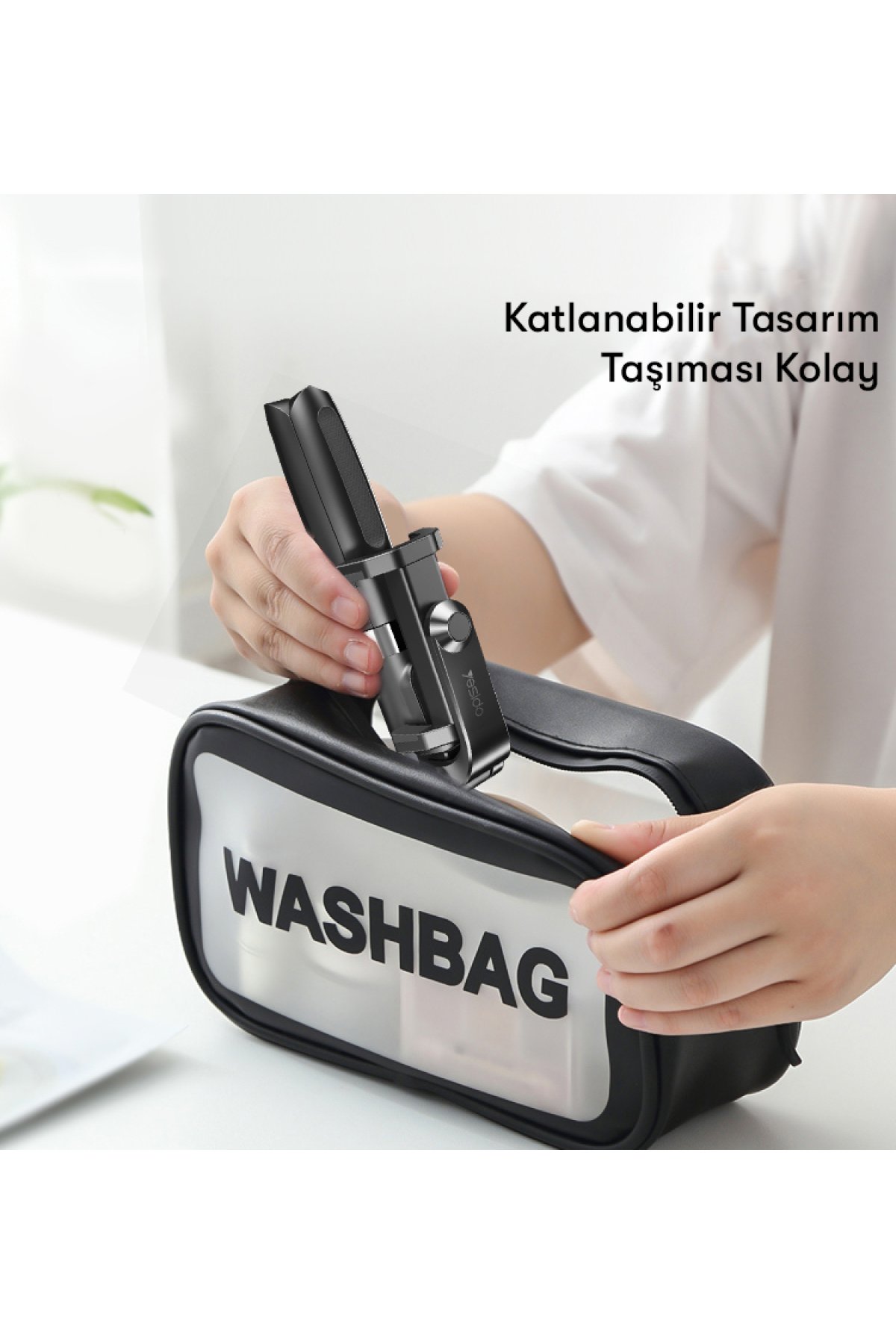 Yesido YC02E 20W Type-C ve 18W QC 3.0 USB Çıkışlı PD Hızlı Şarj Cihazı - Beyaz