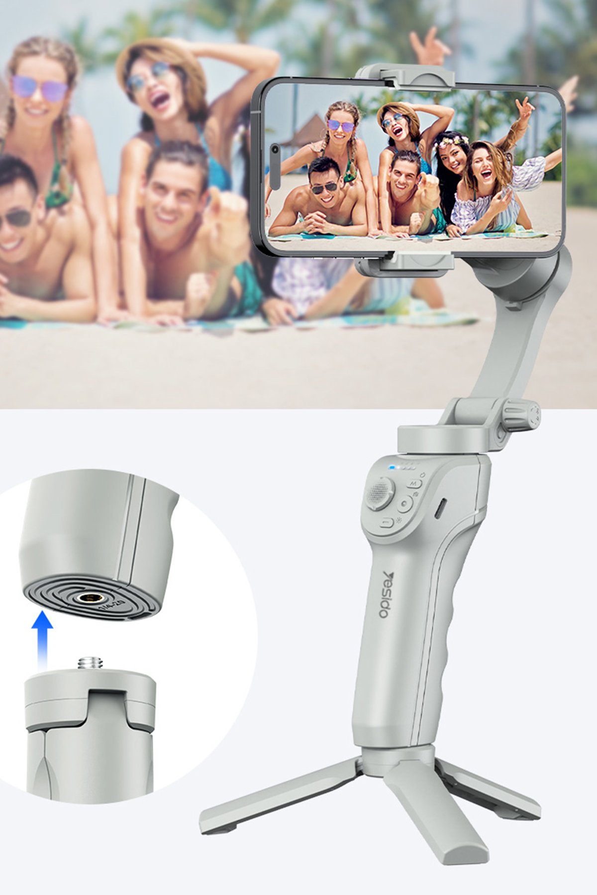 Yesido TWS28 Aktif Gürültü Engelleyici Özellikli BT 5.3 Kablosuz Airpods Kulaklık - Krem