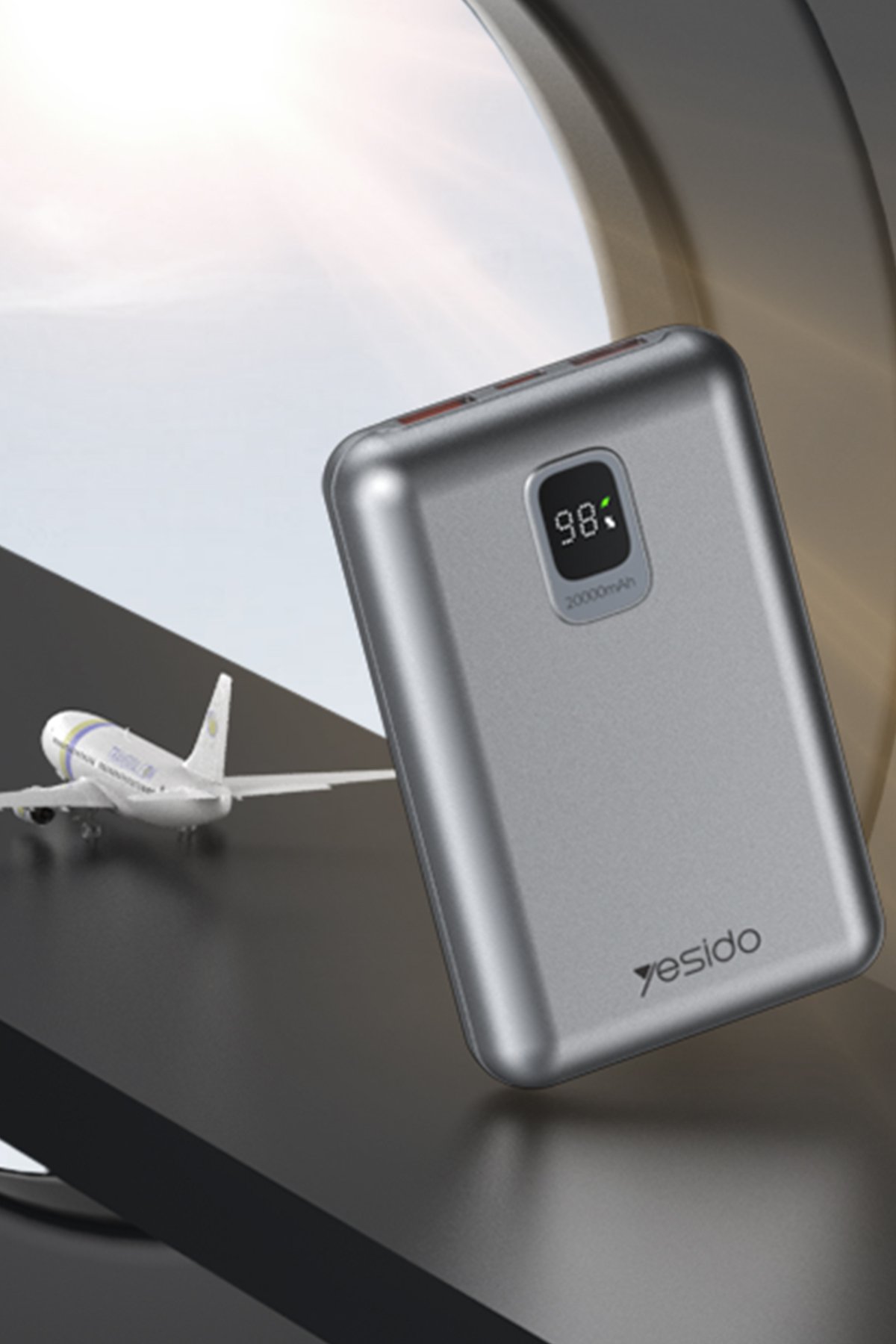 Yesido MC35 2500W 1.5M Ekstra 2 Adet 18W USB ve 2 Adet 20W Type-C Çıkışlı Priz Uzatıcı - Siyah