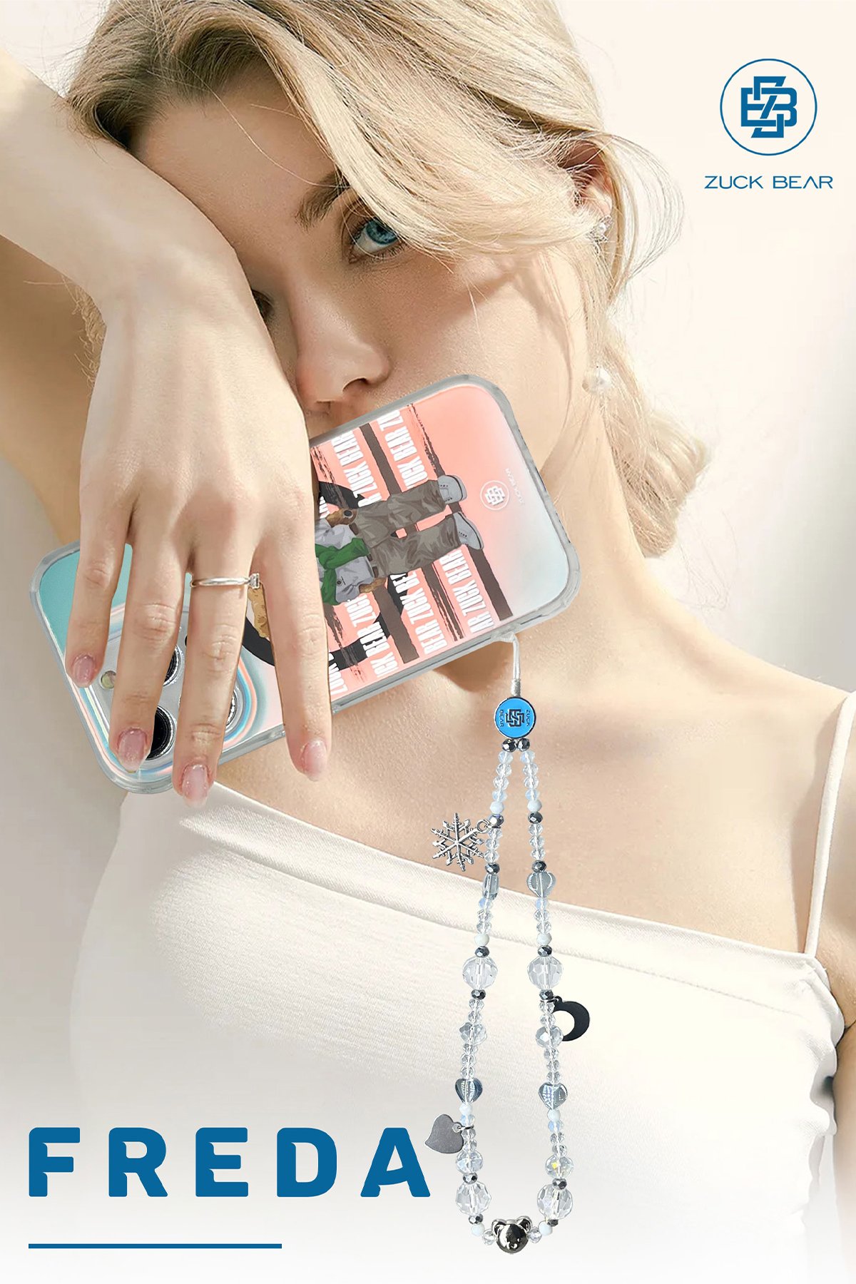 ZuckBear iPhone 15 Pro Max Claude Standlı Kapak - Kahverengi