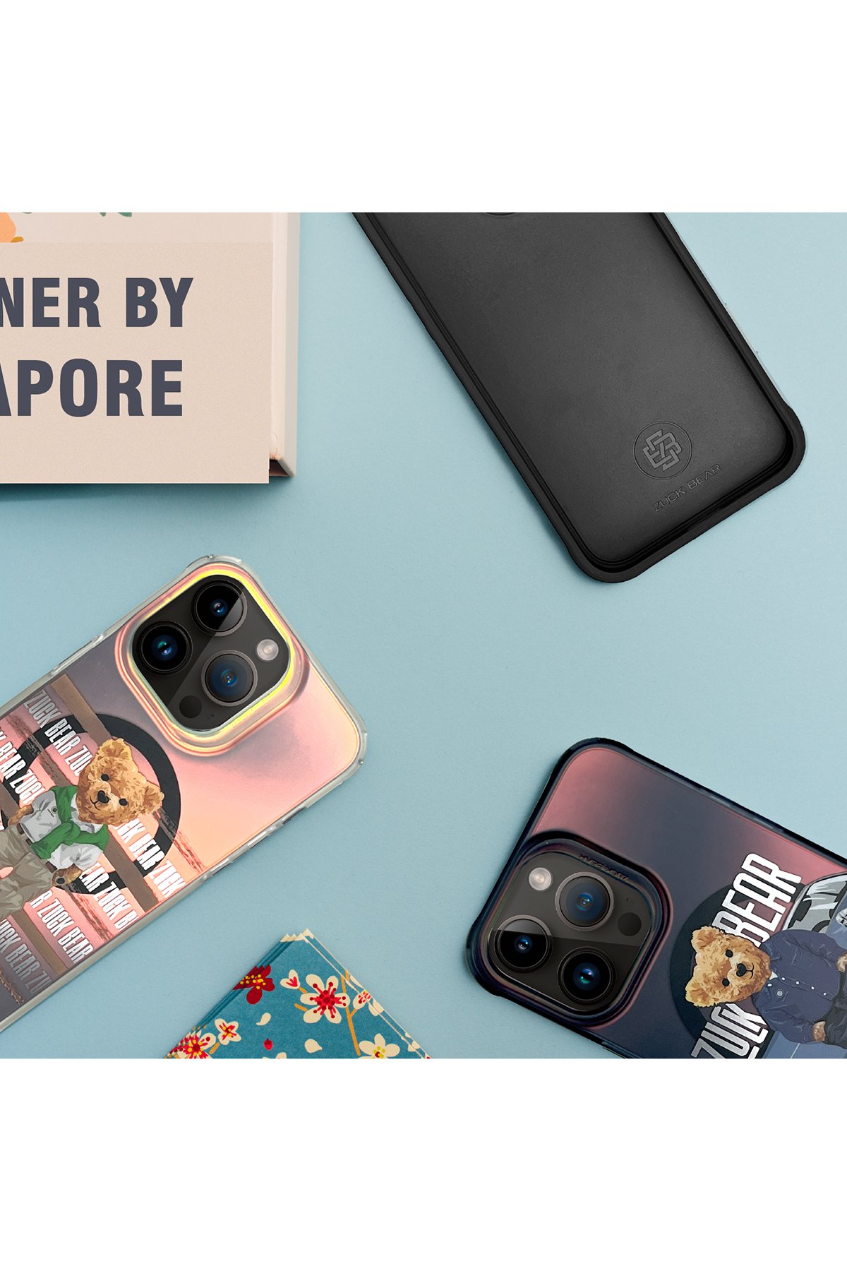 ZuckBear iPhone 15 Pro Colby Light Kapak - Urbane