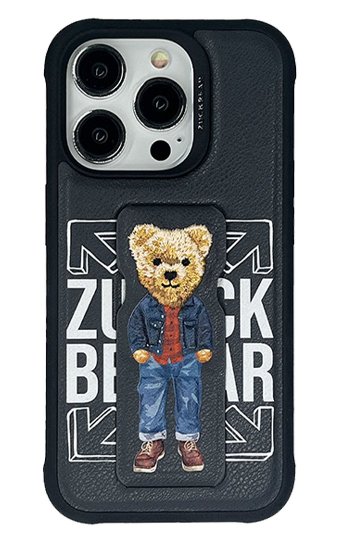 ZuckBear iPhone 15 Pro Paris Gentleman Kapak - Bag
