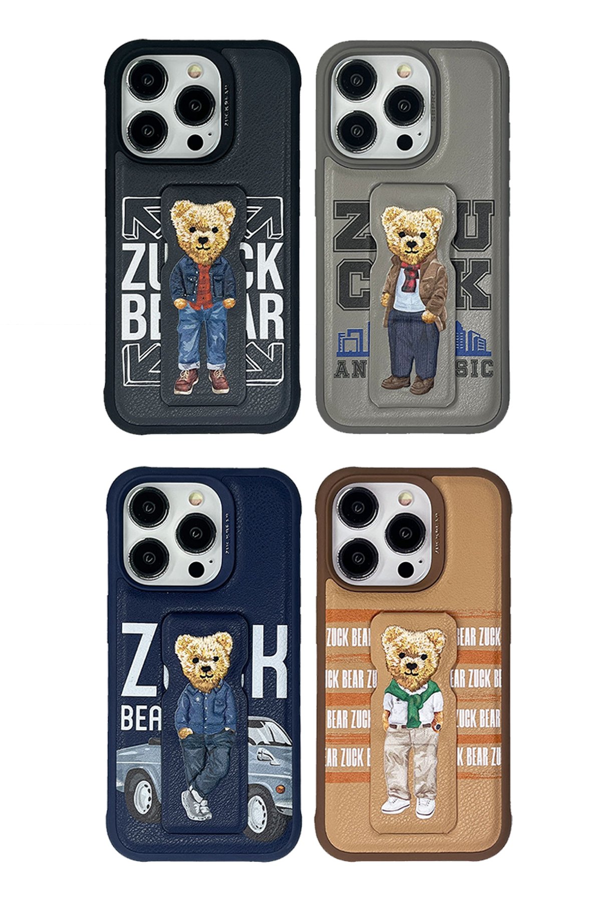 ZuckBear iPhone 15 Pro New York Never Sleeps Magsafe Kapak - Queens Spark