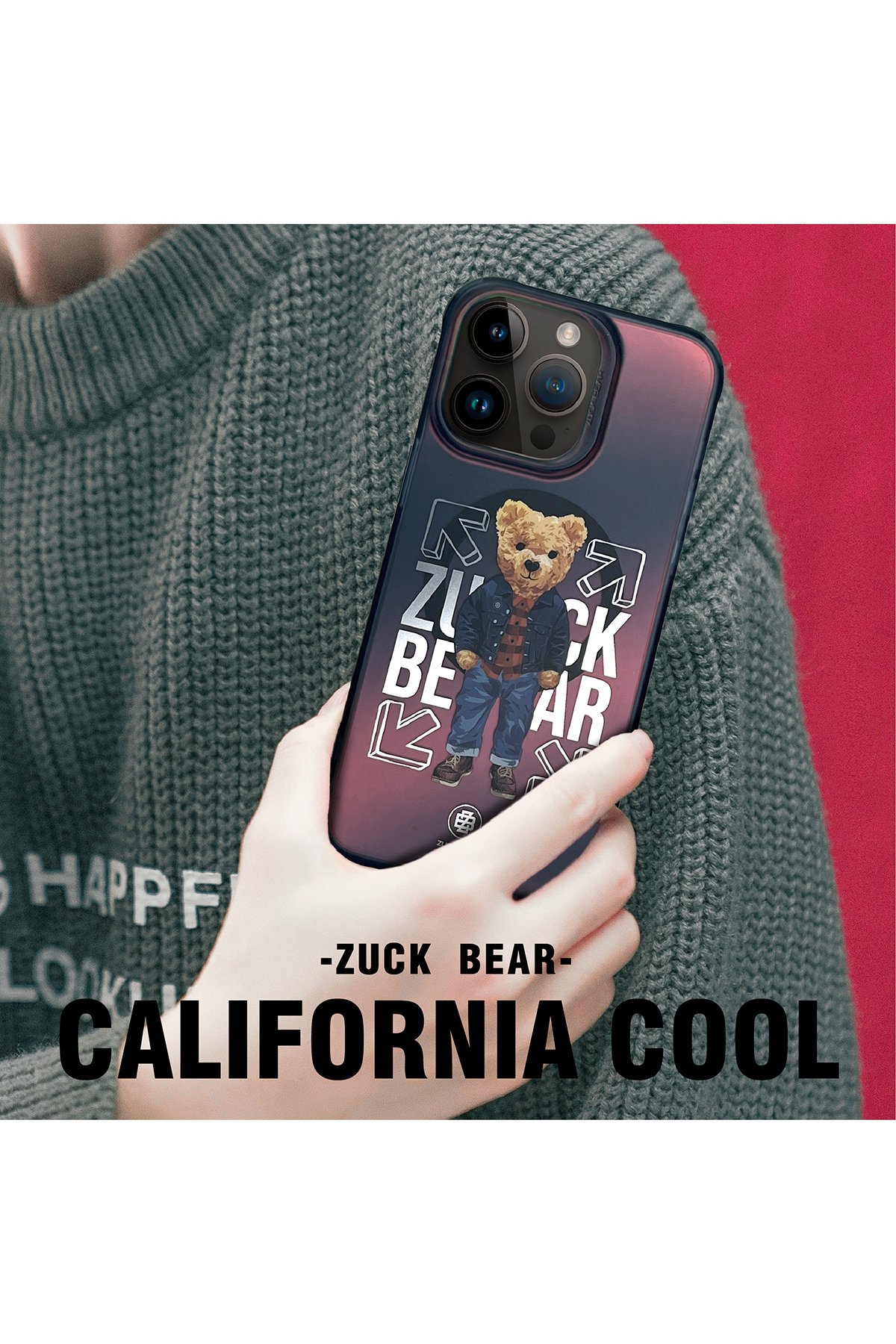 ZuckBear iPhone 15 Pro Max London Classic Kapak - Chelsea Swish