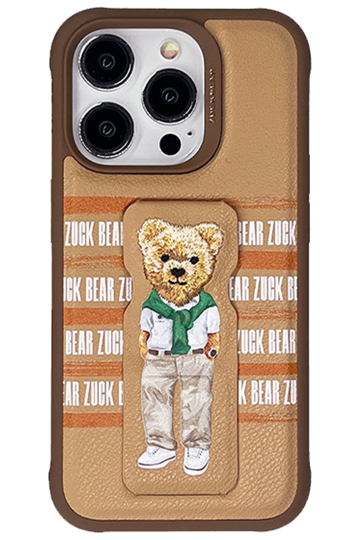 ZuckBear iPhone 15 Pro Max Claude Standlı Kapak - Lacivert