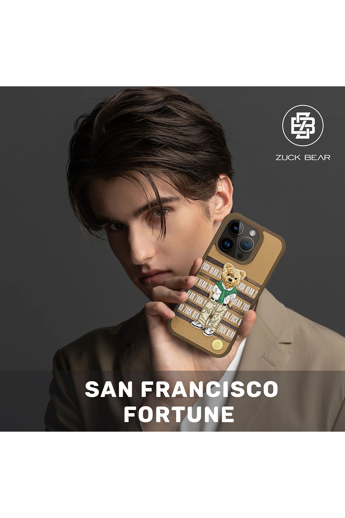 ZuckBear iPhone 15 Pro Max Colby Light Kapak - Urbane