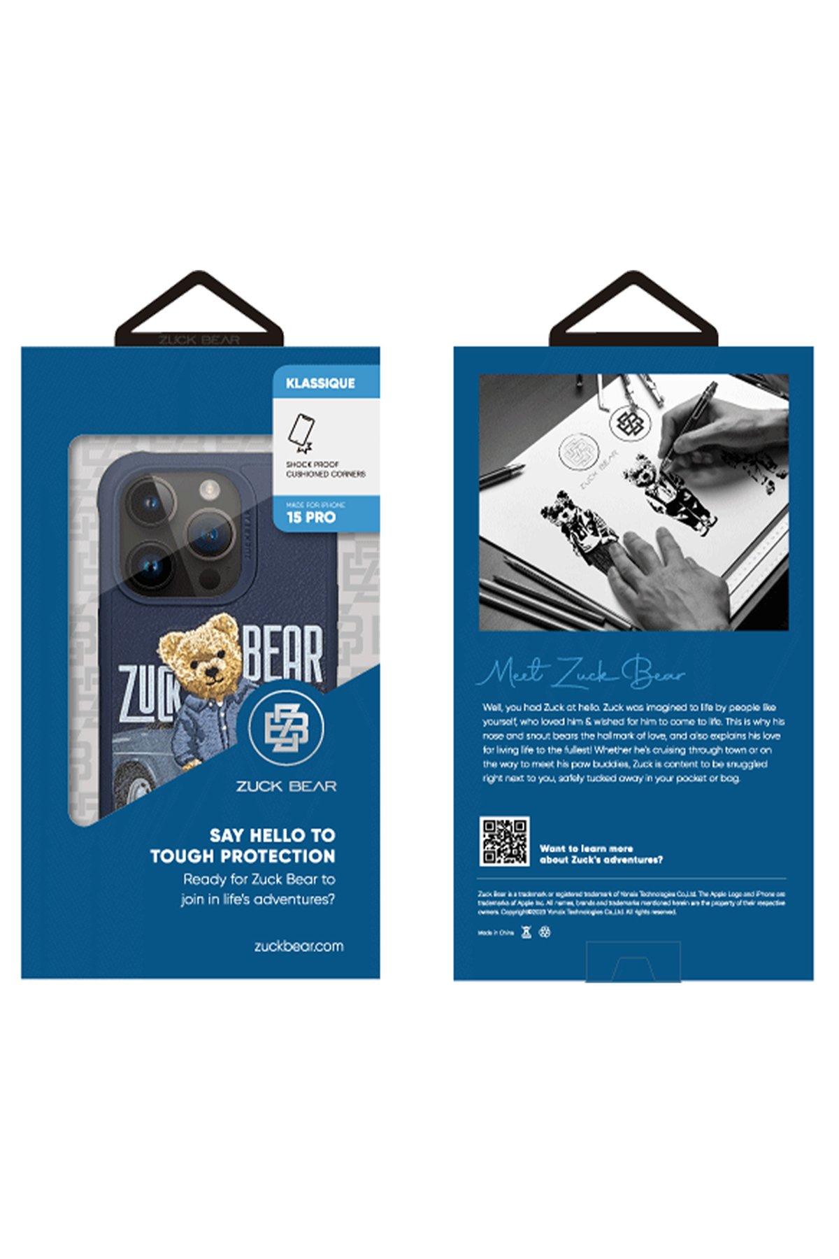 ZuckBear iPhone 15 Pro Max Colby Light Kapak - Urbane