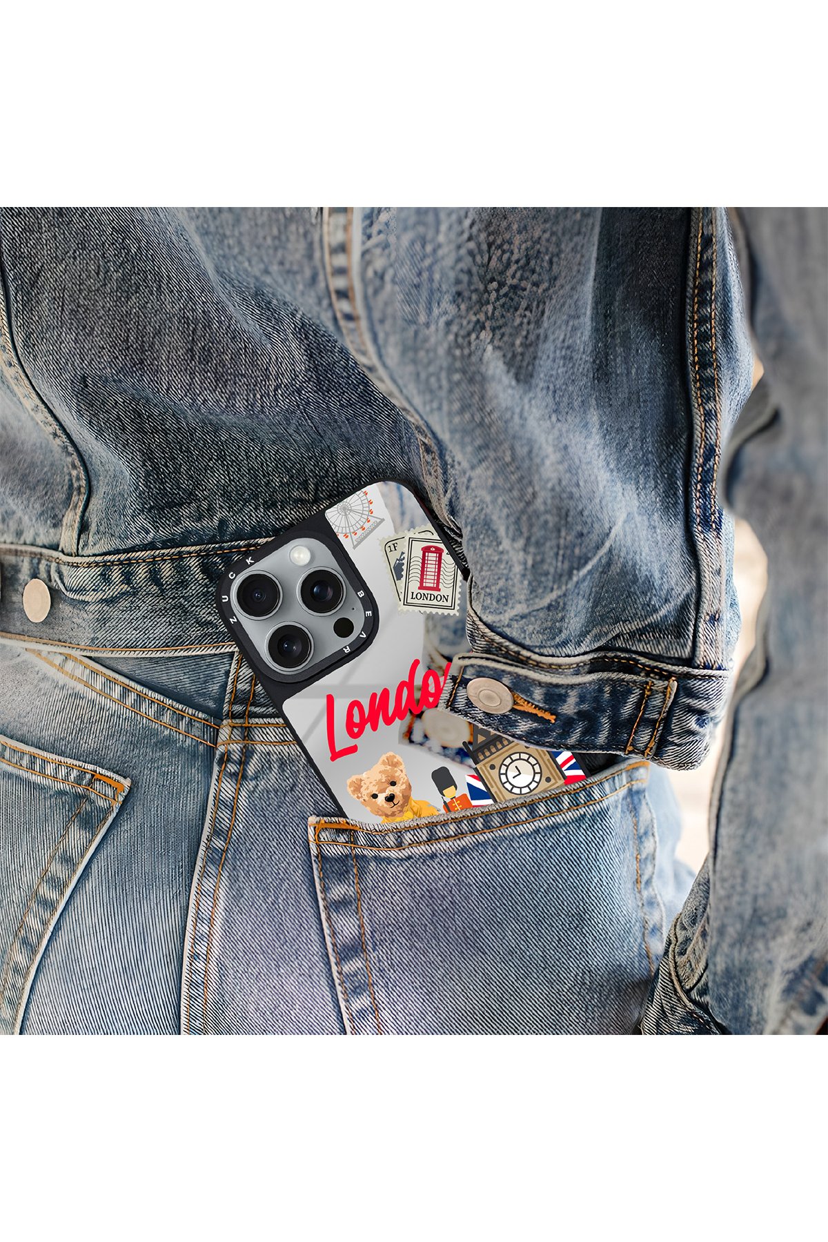 ZuckBear iPhone 16 Benard Mirror Magsafe Kapak - London