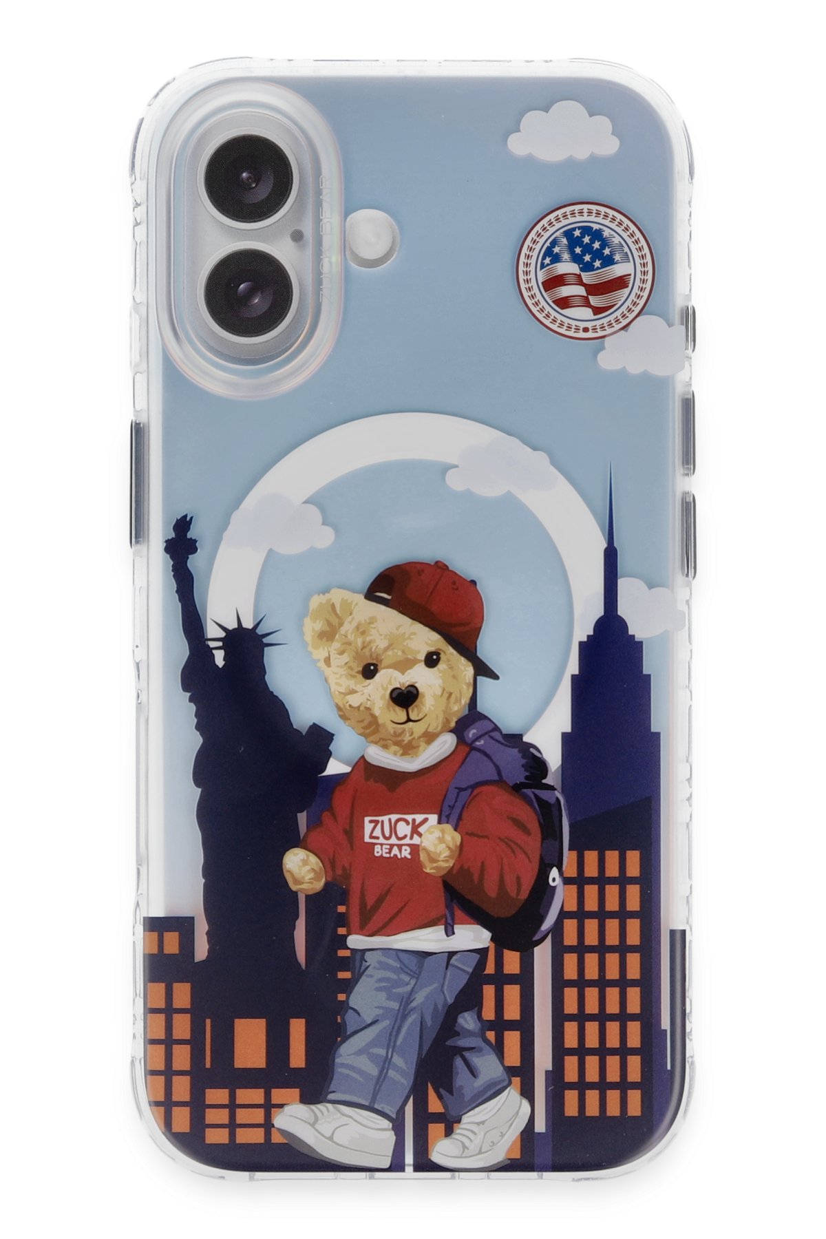 ZuckBear iPhone 16 Harold Magsafe Kapak - Siyah