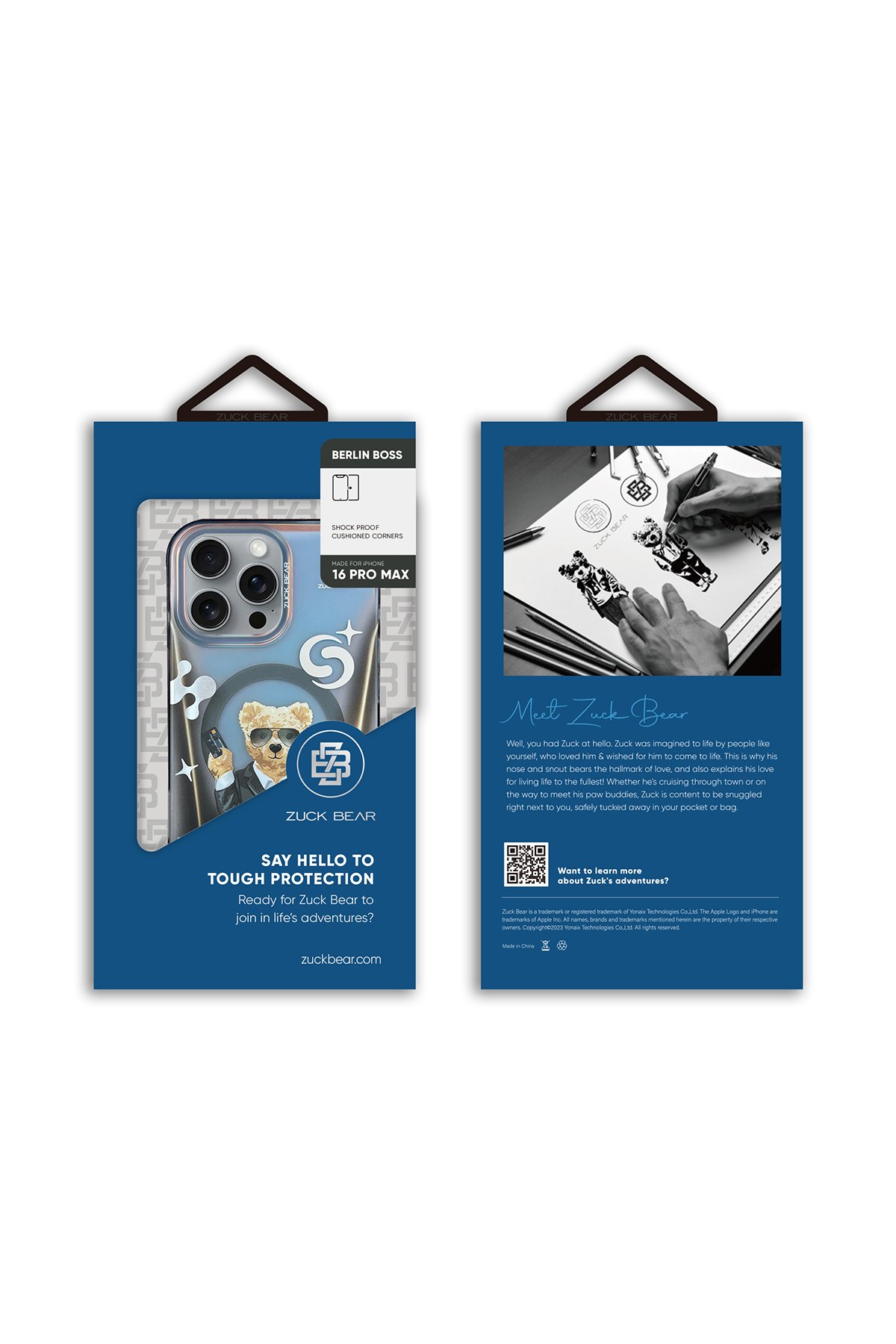 ZuckBear iPhone 16 Pro Benard Mirror Magsafe Kapak - New York