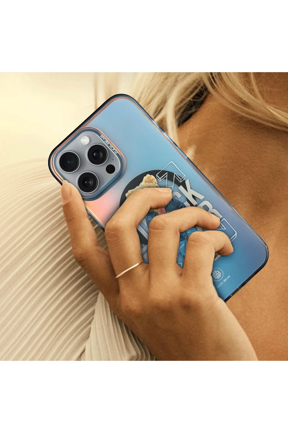 ZuckBear iPhone 16 Pro Benard Mirror Magsafe Kapak - London