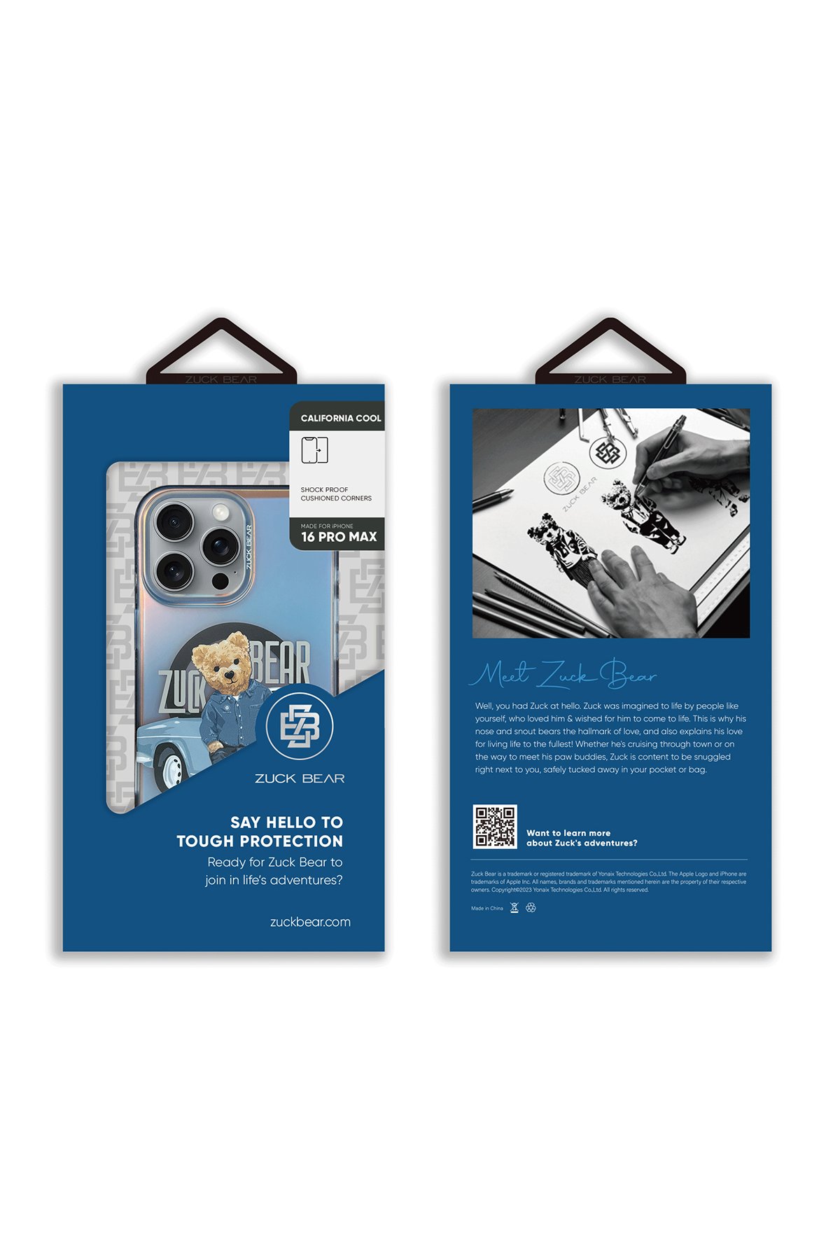 ZuckBear iPhone 16 Pro Benard Mirror Magsafe Kapak - London