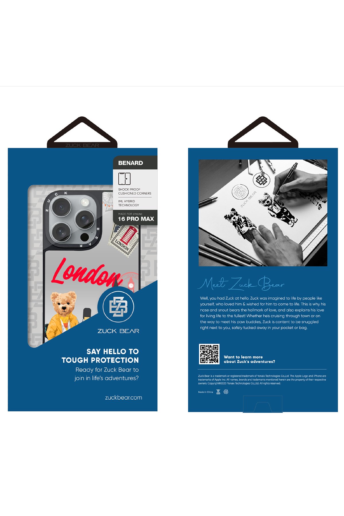 ZuckBear iPhone 16 Pro Max Benard Mirror Magsafe Kapak - London