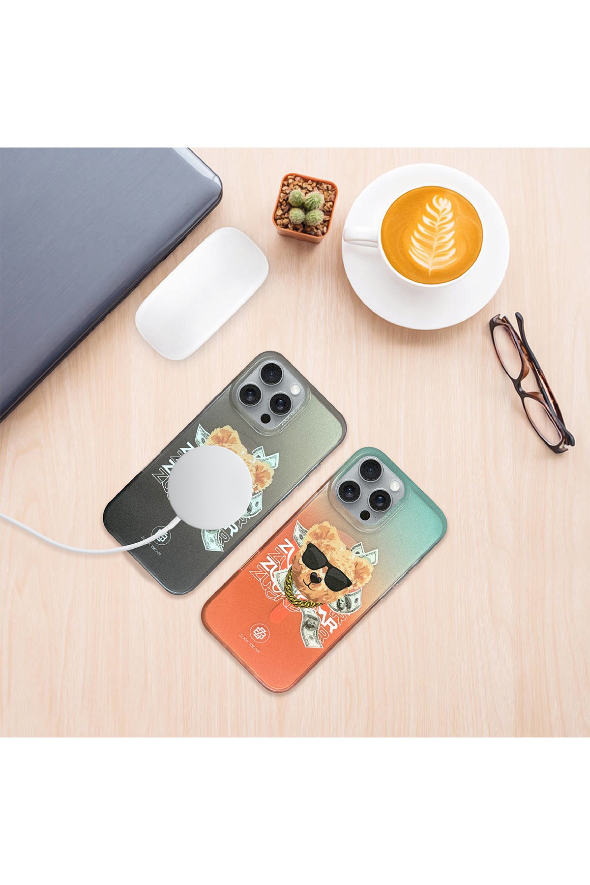 ZuckBear iPhone 16 Pro Max Darnell Frosted Laser Magsafe Kapak - New York