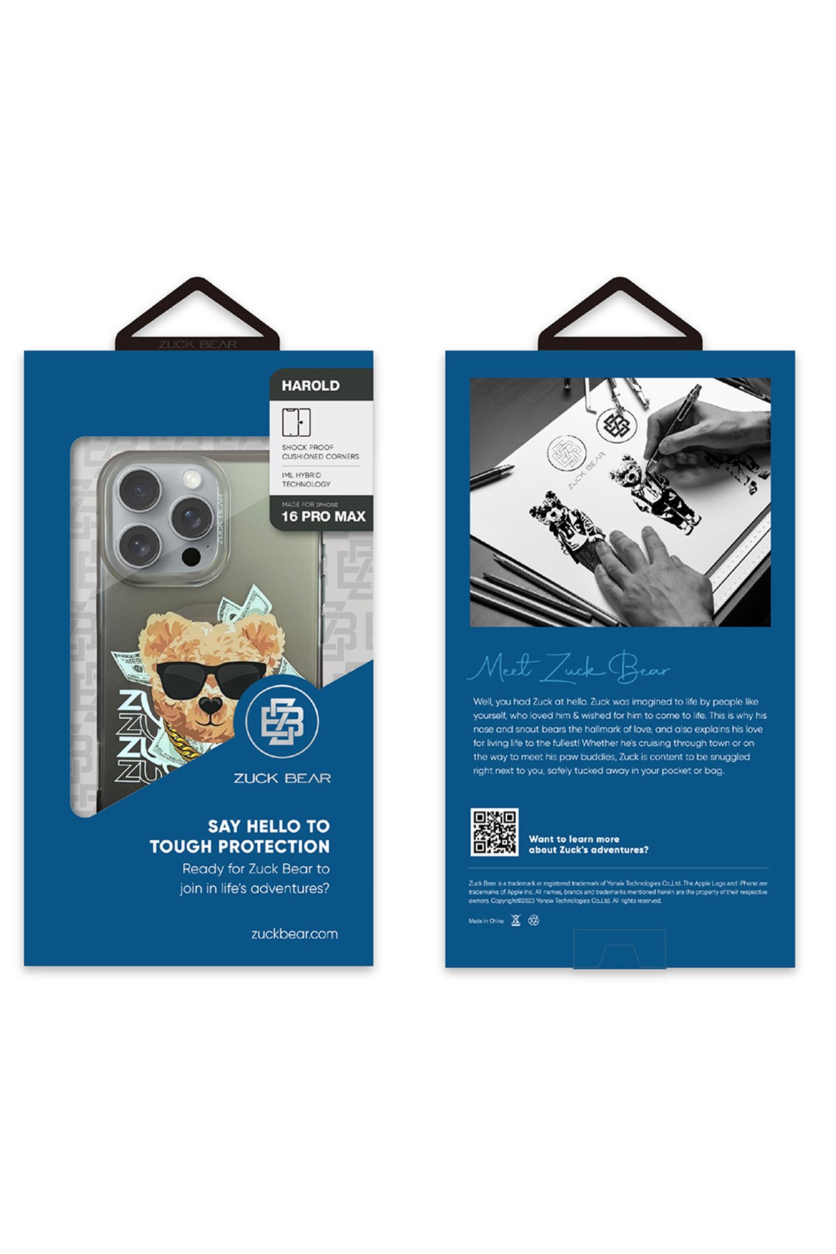 ZuckBear iPhone 16 Pro Max Darnell Frosted Laser Magsafe Kapak - New York
