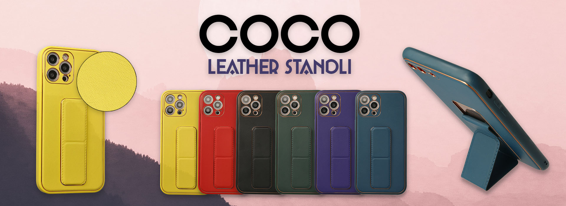 Newface Coco Deri Standlı Silikon